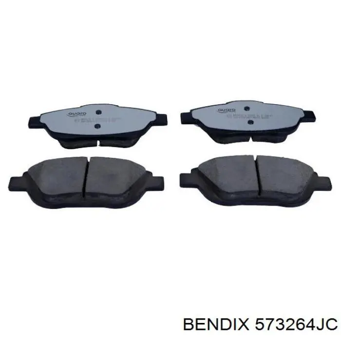 573264JC Jurid/Bendix Колодки передние