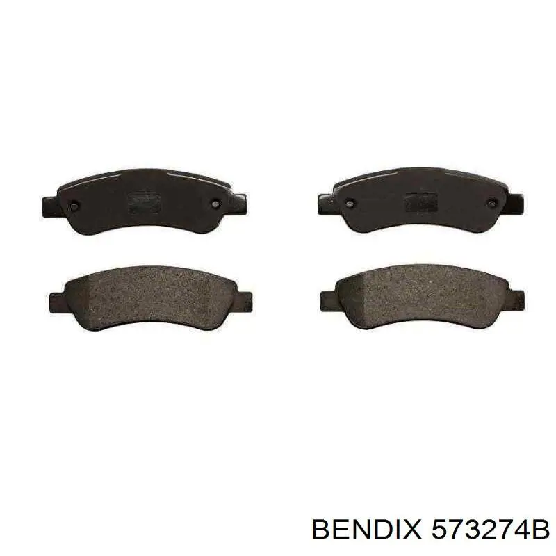 573274B Jurid/Bendix Колодки тормозные дисковые комплект