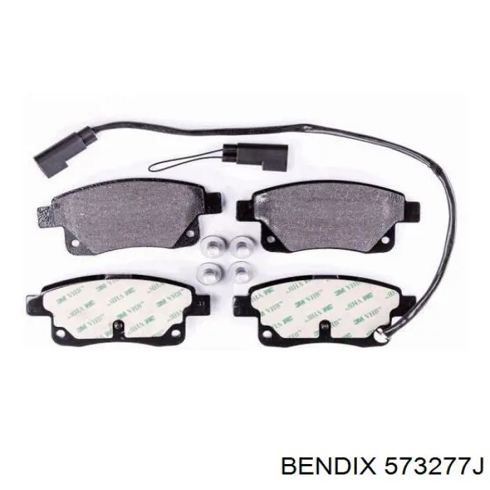 Задние дисковые колодки Jurid/Bendix 573277J