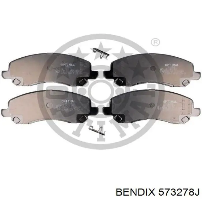 Тормозные колодки Jurid/Bendix 573278J