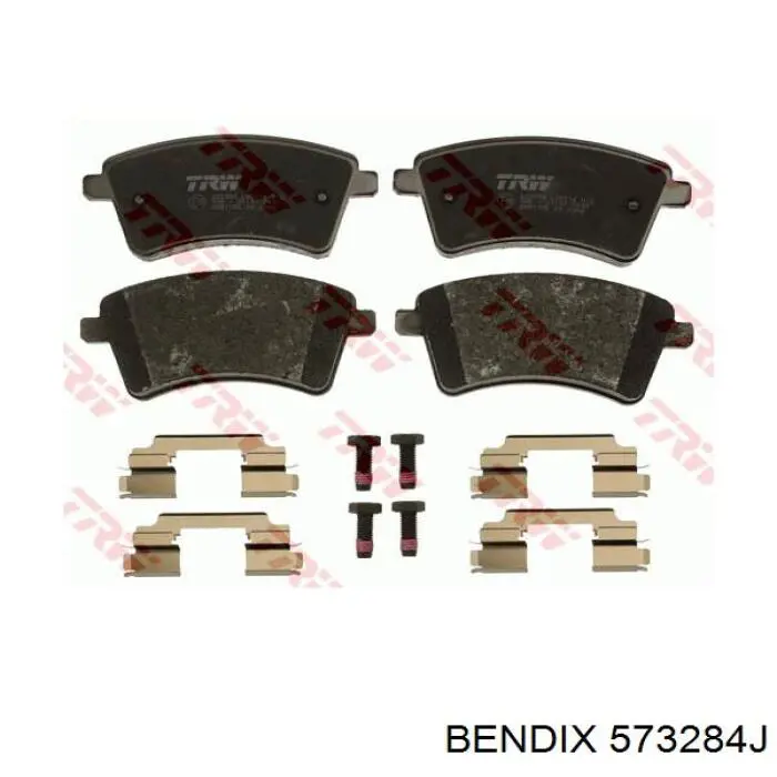 Купить 573284J Jurid/Bendix Колодки тормозные