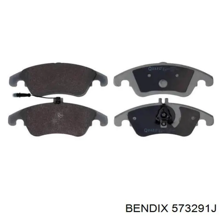 Тормозные колодки Jurid/Bendix 573291J