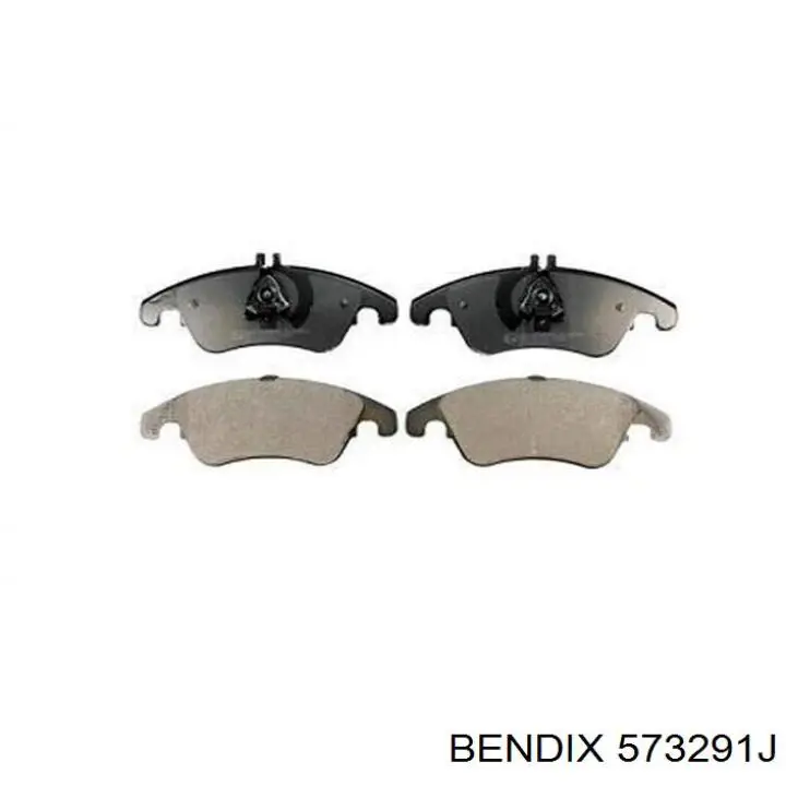 573291J Jurid/Bendix Колодки передние