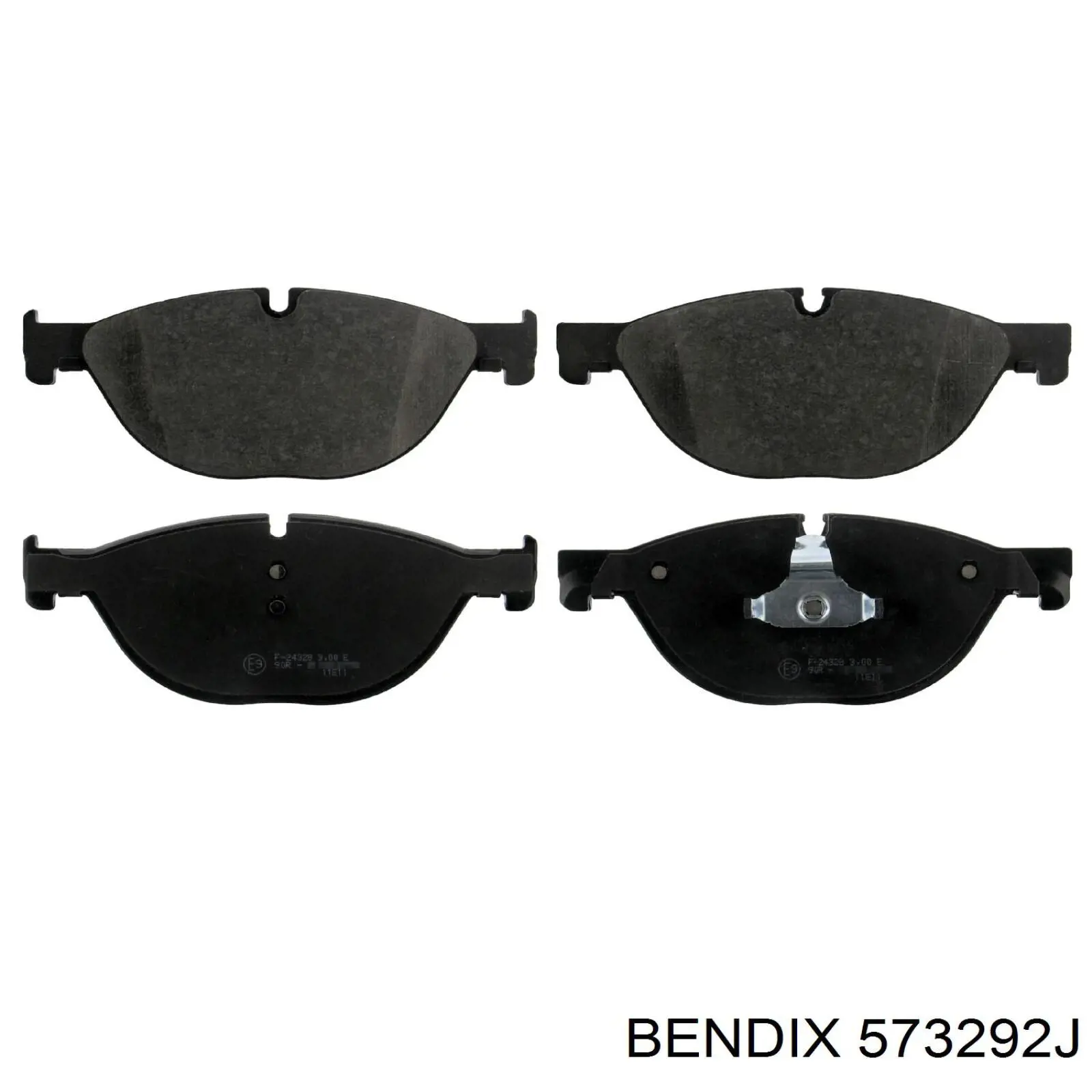 Передние тормозные колодки 573292J Jurid/Bendix