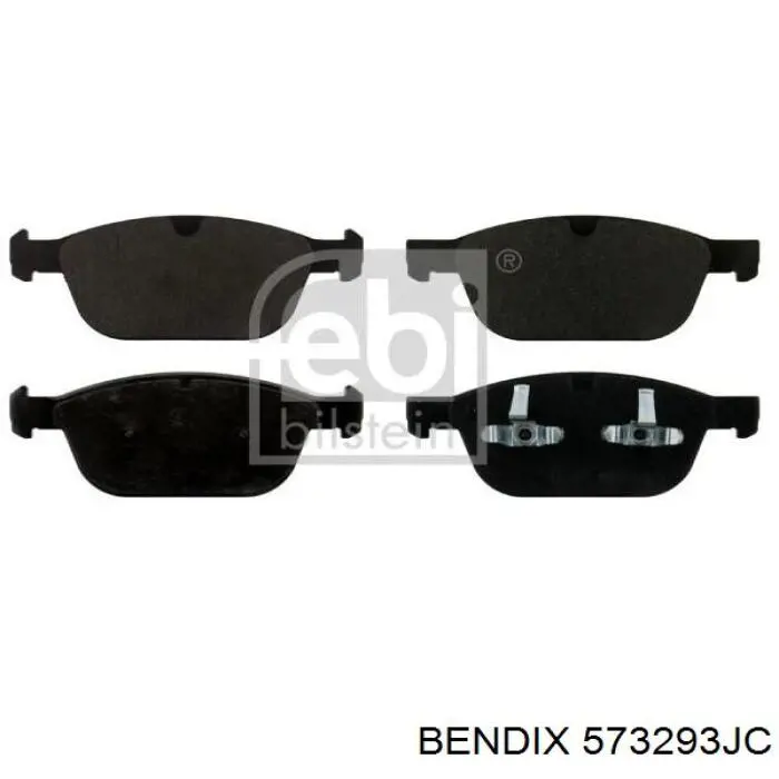 Тормозные колодки Jurid/Bendix 573293JC