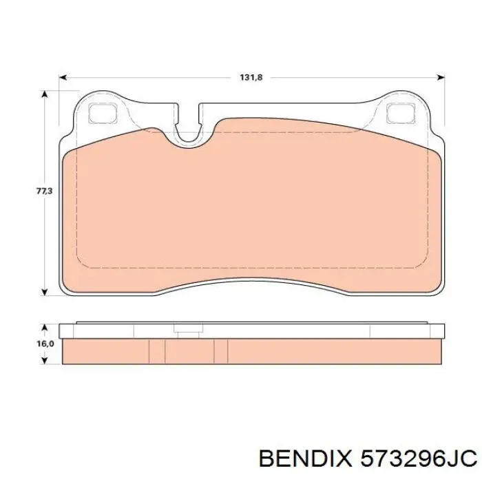 Купить 573296JC Jurid/Bendix Колодки тормозные