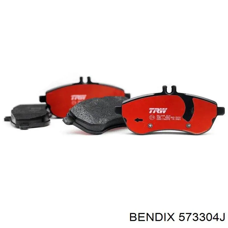 573304J Jurid/Bendix Колодки передние