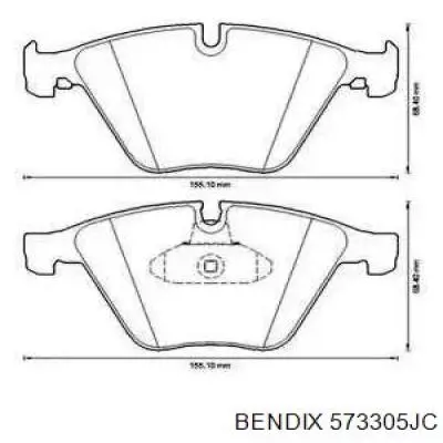 573305JC Jurid/Bendix Колодки передние