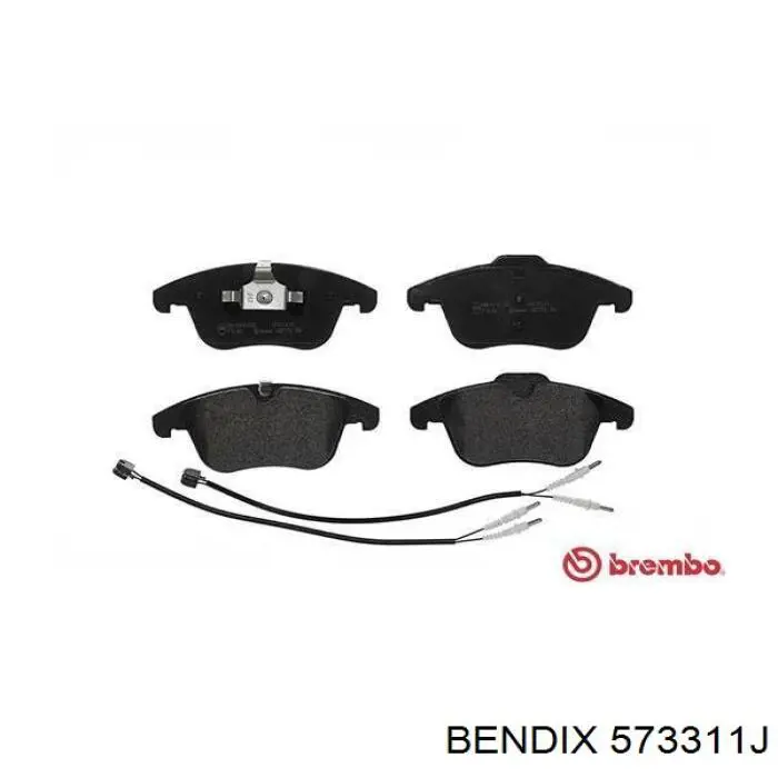 Тормозные колодки Jurid/Bendix 573311J