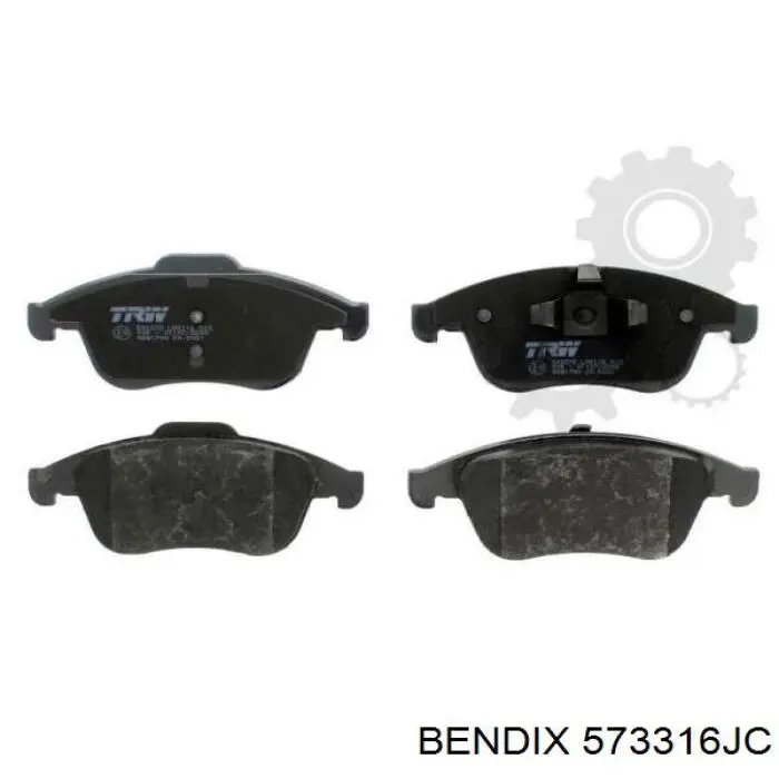 Купить 573316JC Jurid/Bendix Колодки тормозные