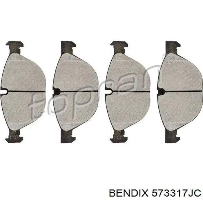 Купить 573317JC Jurid/Bendix Колодки тормозные