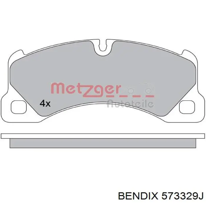 Купить 573329J Jurid/Bendix Колодки тормозные