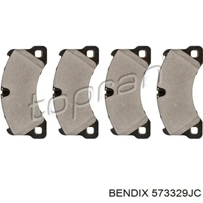 573329JC Jurid/Bendix Колодки передние