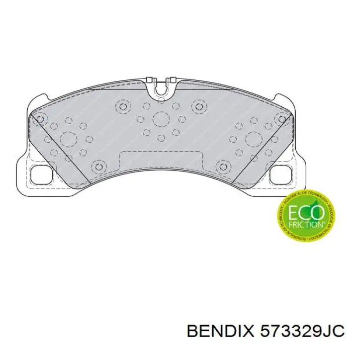 Колодки Jurid/Bendix 573329JC цена, от 92.51 USD