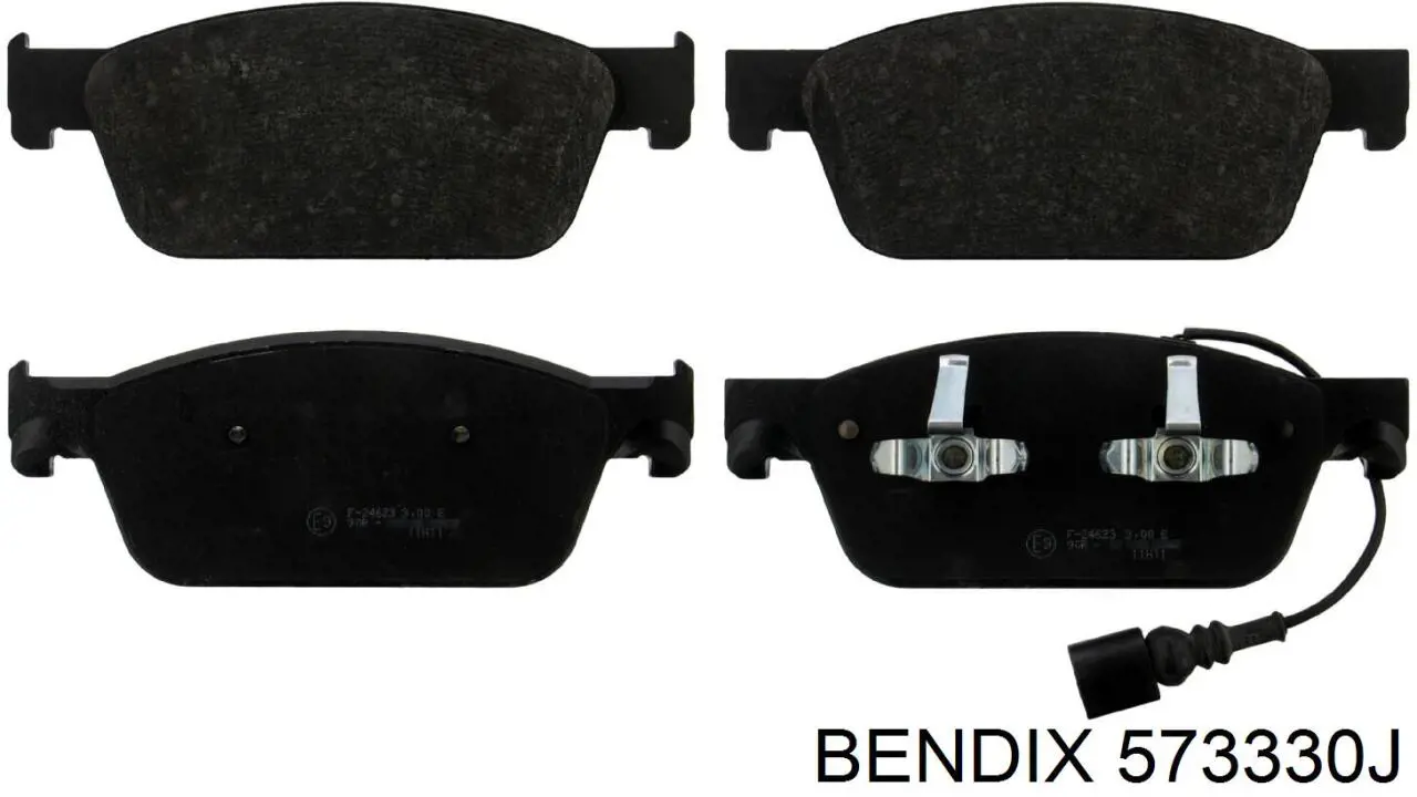 Передние тормозные колодки 573330J Jurid/Bendix