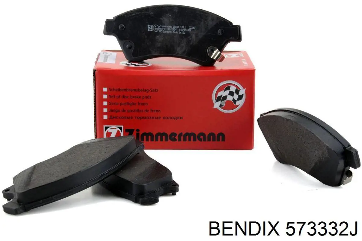 573332J Jurid/Bendix Колодки передние