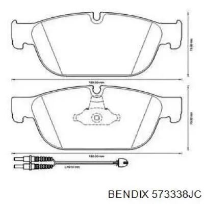 Купить 573338JC Jurid/Bendix Колодки тормозные