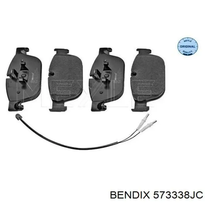 573338JC Jurid/Bendix Колодки передние