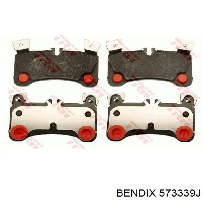 Задние тормозные колодки 573339J Jurid/Bendix