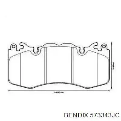 Колодки Jurid/Bendix 573343JC цена, от 98.91 USD