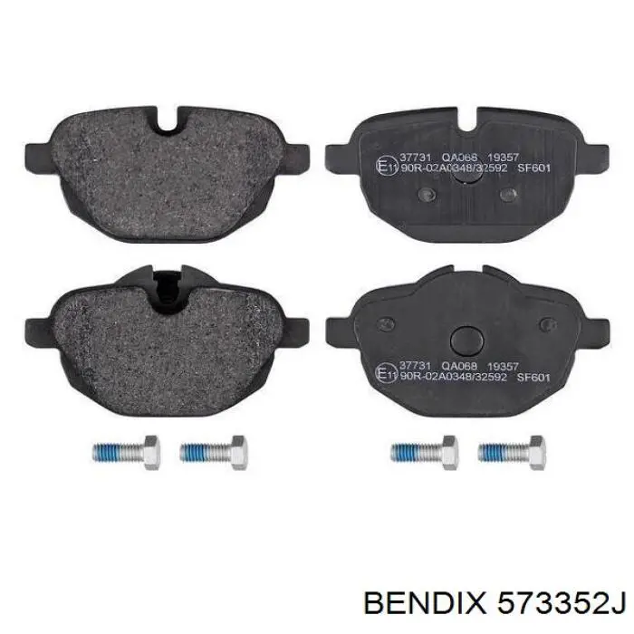Колодки дисковые  Jurid/Bendix 573352J цена, от 39.95 USD