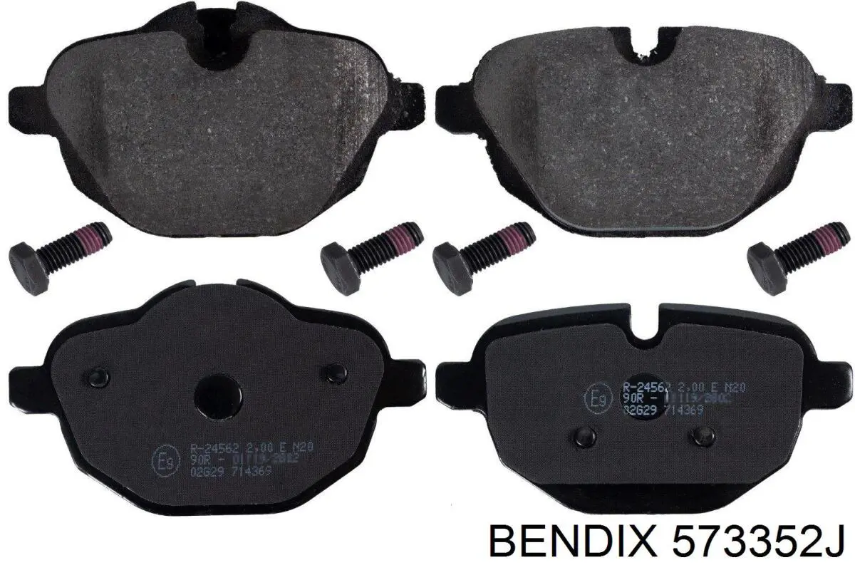 Задние дисковые колодки Jurid/Bendix 573352J