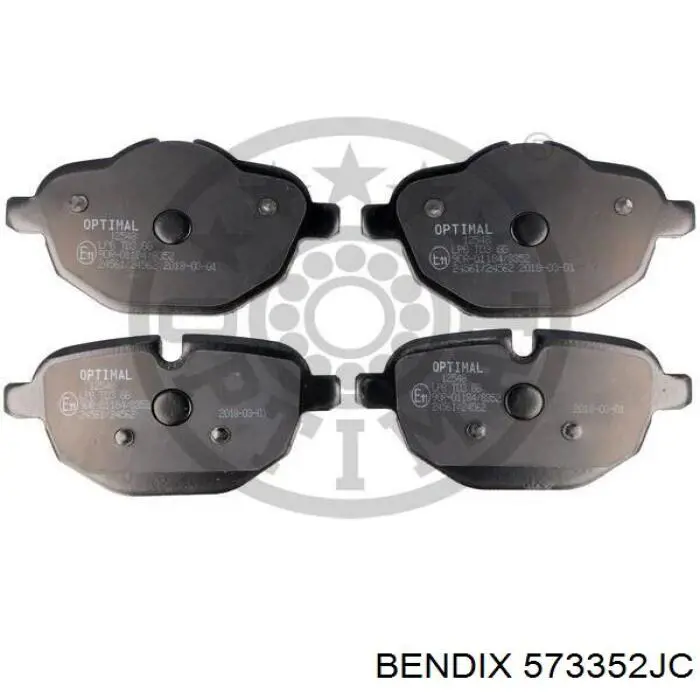 Задние тормозные колодки 573352JC Jurid/Bendix