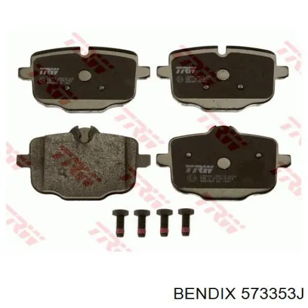 Задние дисковые колодки Jurid/Bendix 573353J