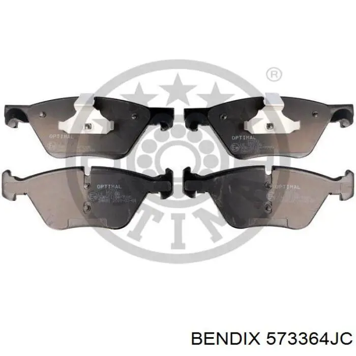 573364JC Jurid/Bendix Колодки передние