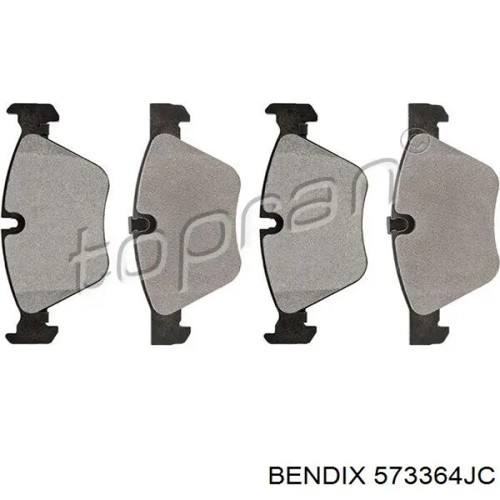 Колодки Jurid/Bendix 573364JC цена, от 57.81 USD