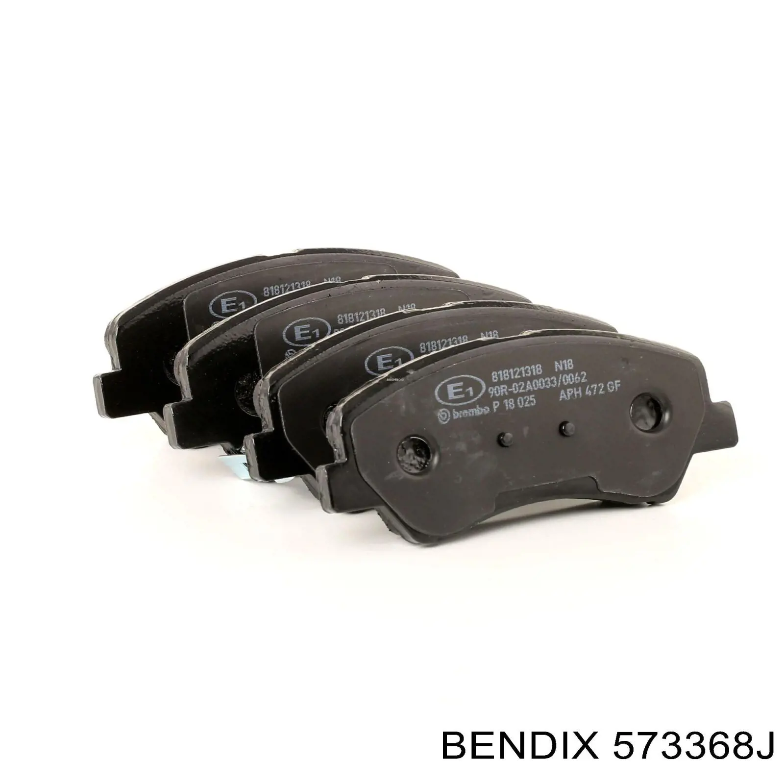 Передние тормозные колодки 573368J Jurid/Bendix