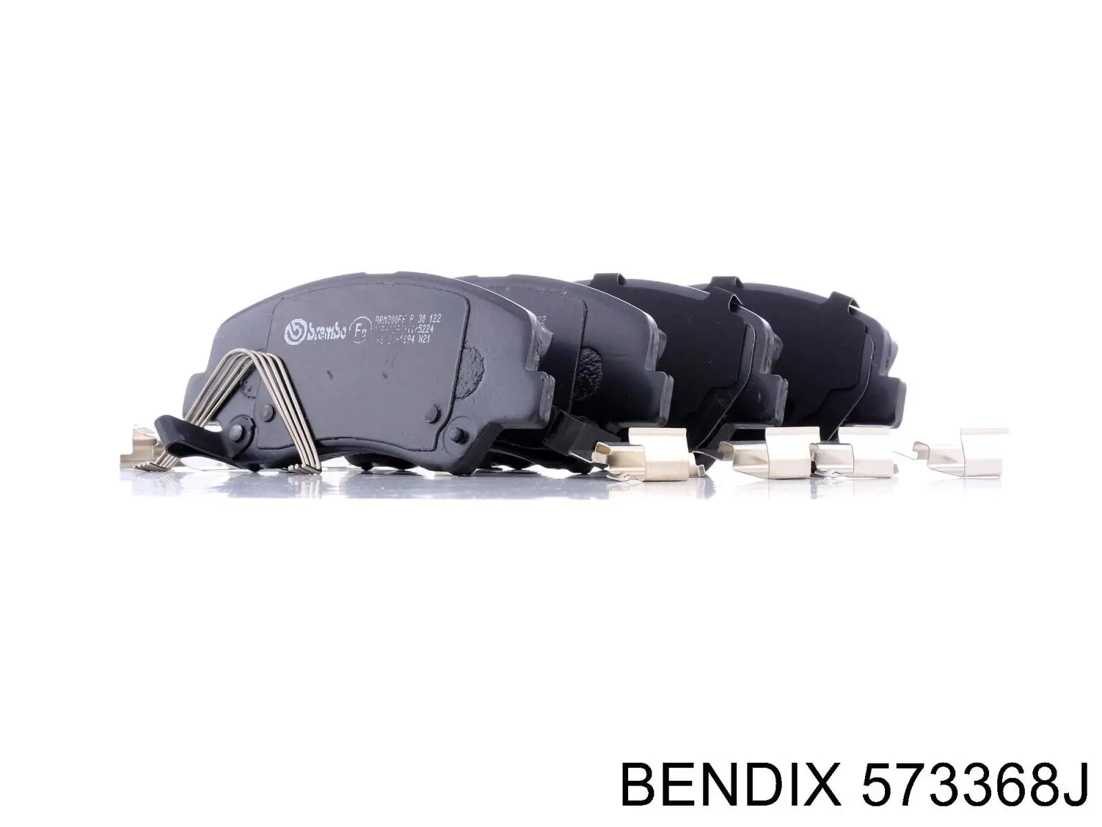 Передние тормозные колодки 573368J Jurid/Bendix