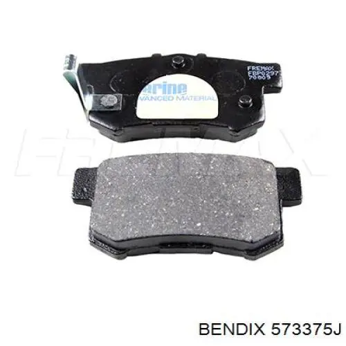 Задние дисковые колодки Jurid/Bendix 573375J