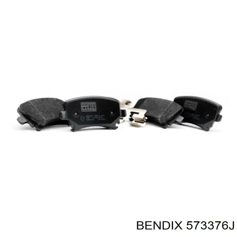 Передние тормозные колодки 573376J Jurid/Bendix