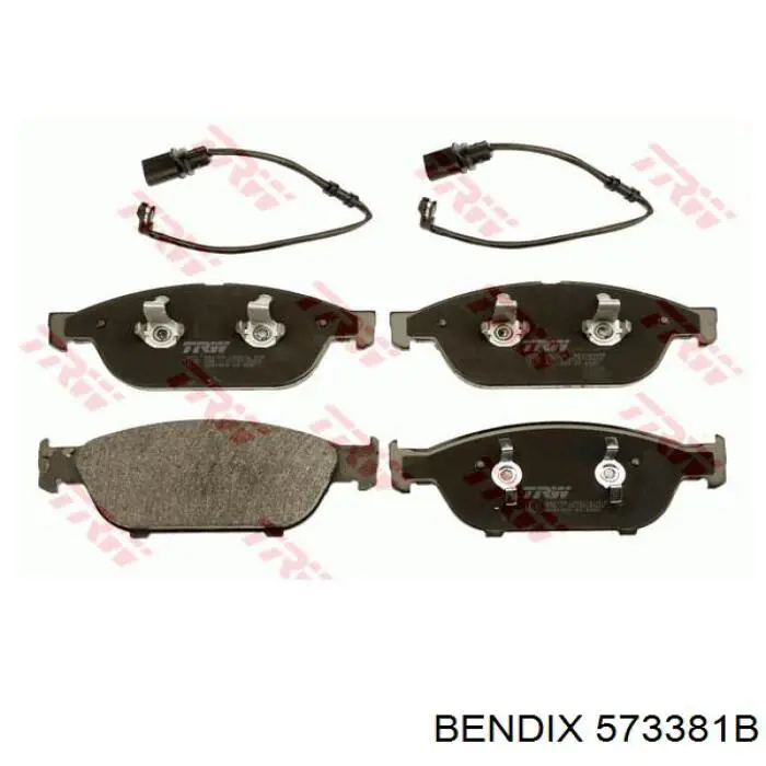 573381B Jurid/Bendix Колодки передние