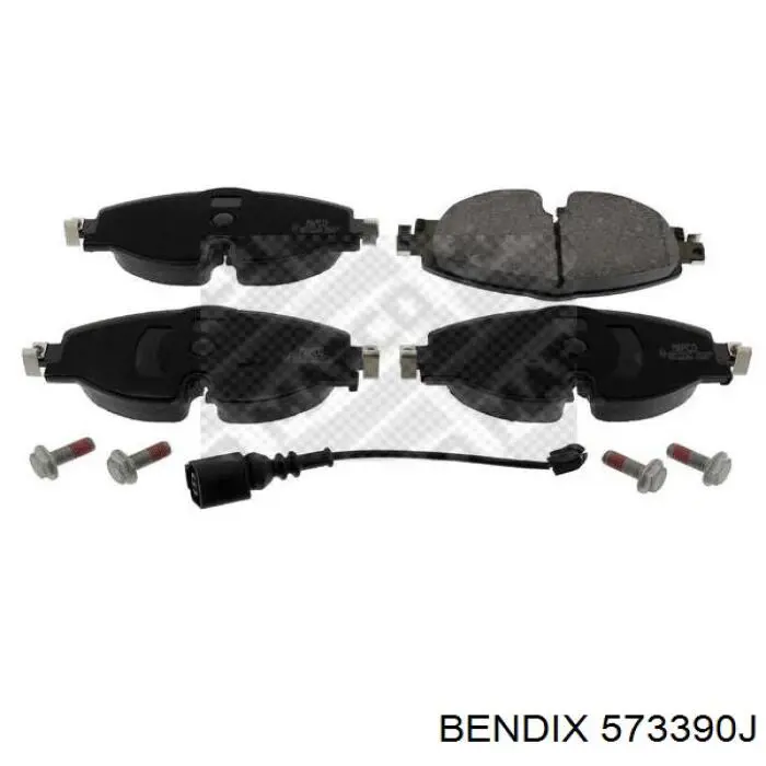 573390J Jurid/Bendix Колодки передние