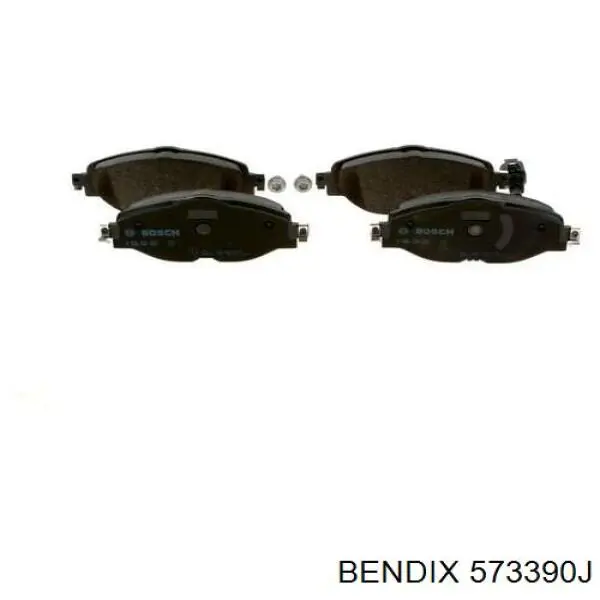 573390J Jurid/Bendix передние тормозные колодки