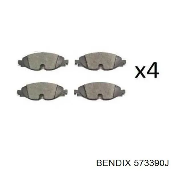 Тормозные колодки Jurid/Bendix 573390J