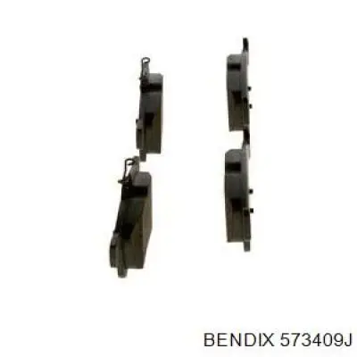 Купить 573409J Jurid/Bendix Колодки тормозные задние, дисковые