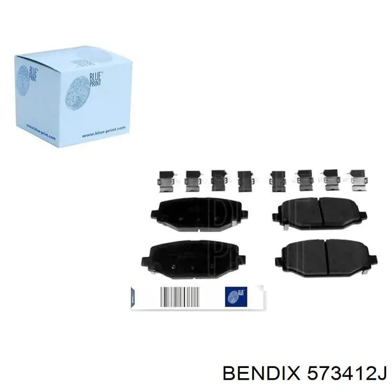 Колодки дисковые  Jurid/Bendix 573412J цена, от 38.00 USD