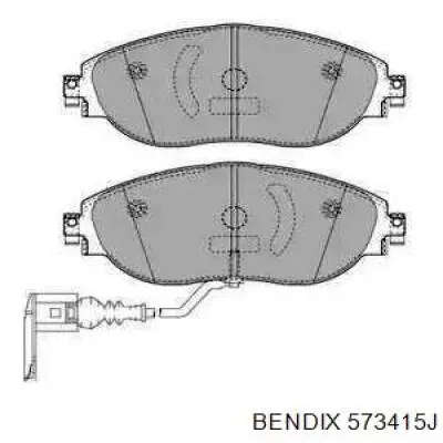 Задние тормозные колодки 573415J Jurid/Bendix