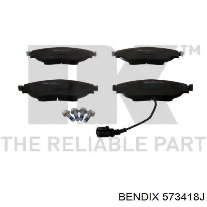 Колодки Jurid/Bendix 573418J цена, от 46.76 USD