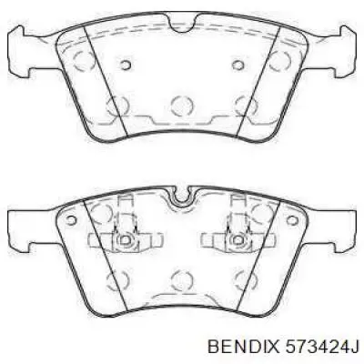 Передние тормозные колодки 573424J Jurid/Bendix