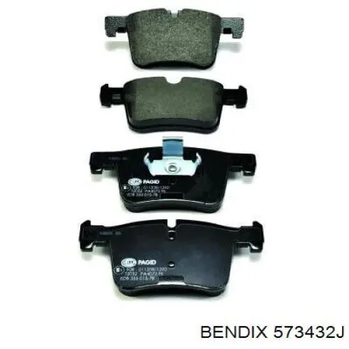 573432J Jurid/Bendix Колодки передние