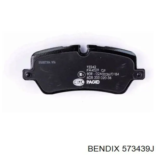 Купить 573439J Jurid/Bendix Колодки тормозные задние, дисковые