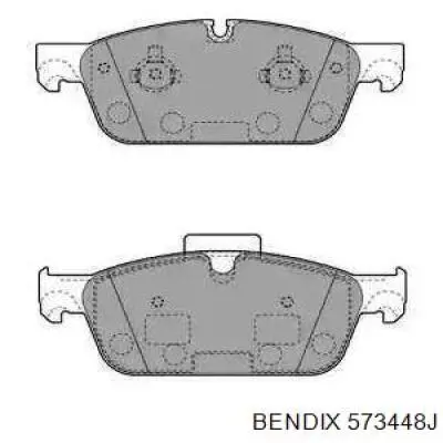 Передние тормозные колодки 573448J Jurid/Bendix