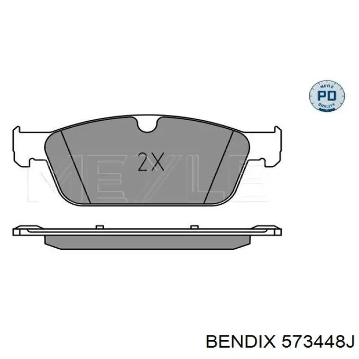 Колодки Jurid/Bendix 573448J цена, от 74.40 USD