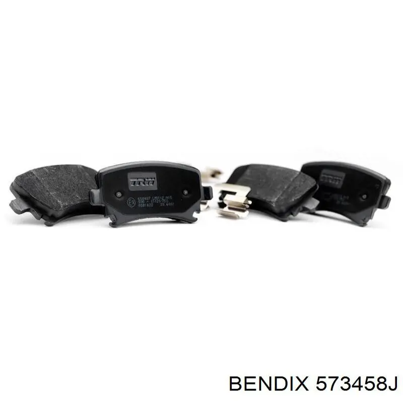 Купить 573458J Jurid/Bendix Колодки тормозные задние, дисковые
