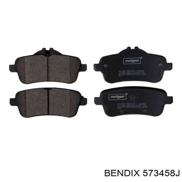 Задние дисковые колодки Jurid/Bendix 573458J