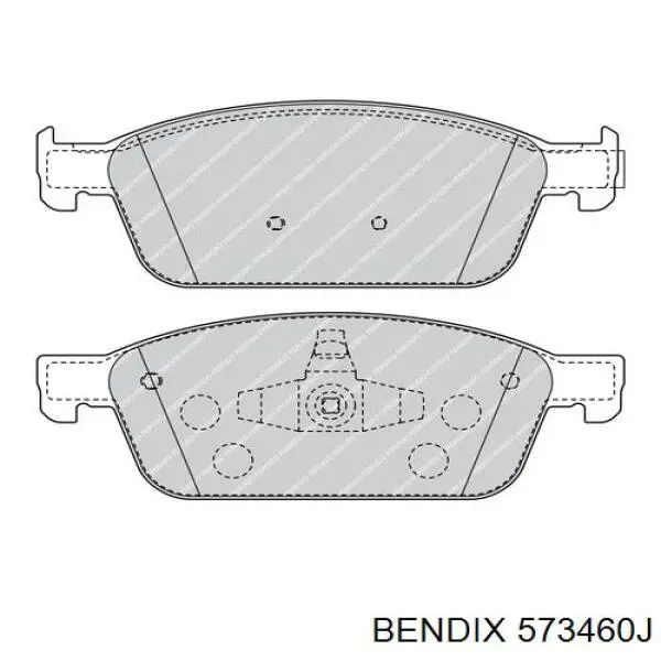 Колодки Jurid/Bendix 573460J цена, от 34.52 USD